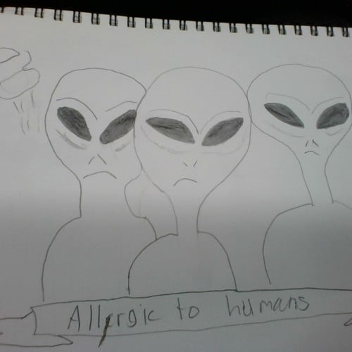 allergic to humans