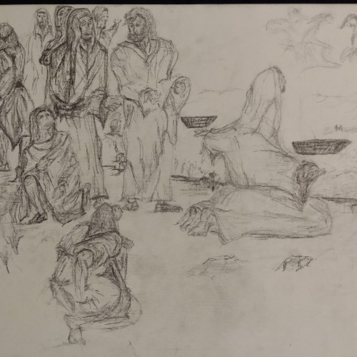 Initial study sketch