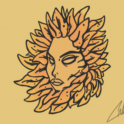 Sunflower-lady