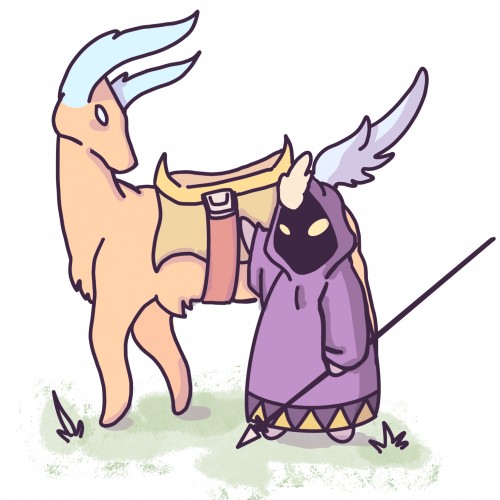 Purple forest Rider