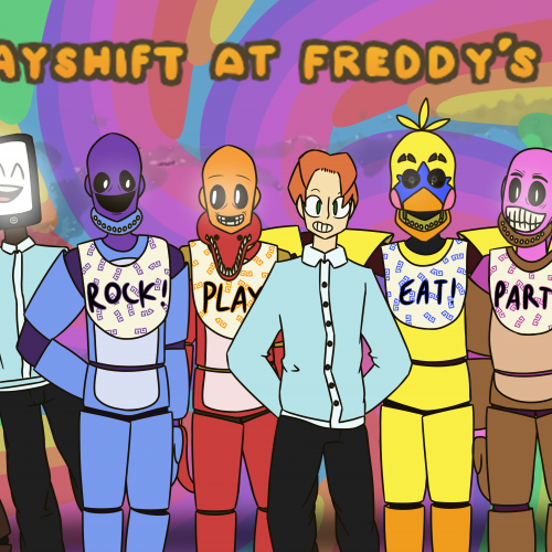 Dayshift at Freddys 4 Title Screen Teaser (FANMADE)