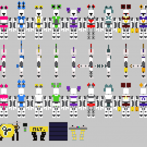 All Altitone Band Members (Pixel Art)