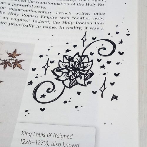 Textbook doodle