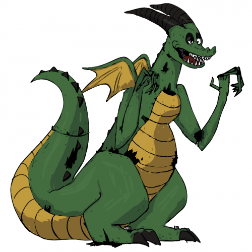 Old Animatronic Dragon
