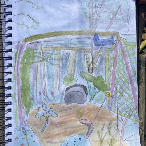 Unused swing set