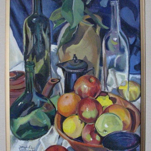 Fruit and Bottles