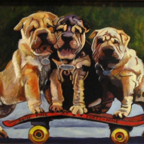 Three Dogs Boarding.