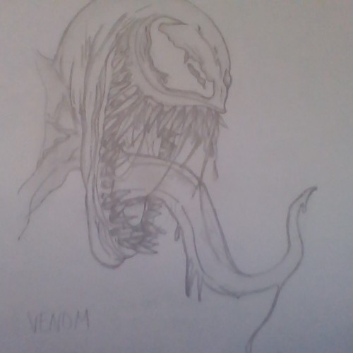 venom day 2 of taking my art srsly