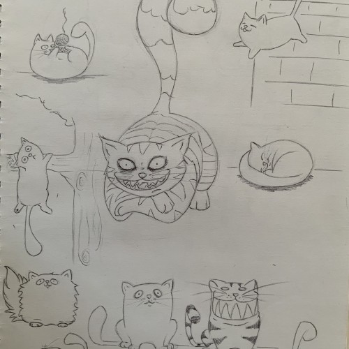 Cartoon cats