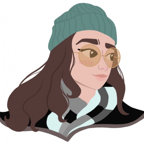 Lady with glasses and beanie