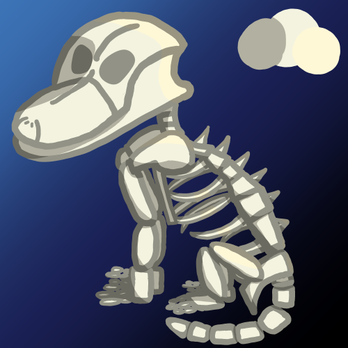 Skeleton Dog