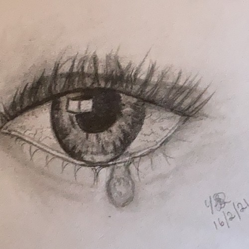 The crying eye