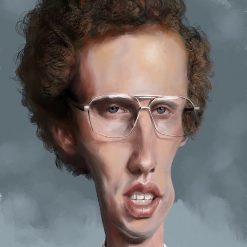 Painting fanart - Napoleon Dynamite