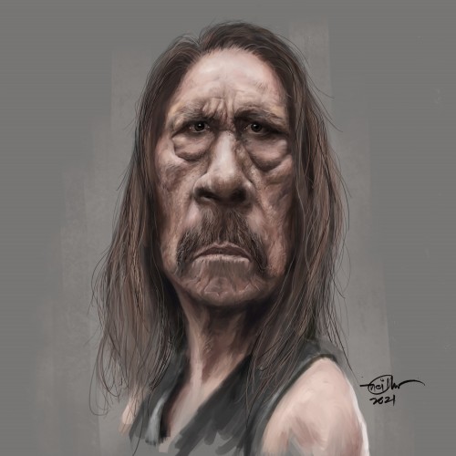 Painting fanart - Danny Trejo