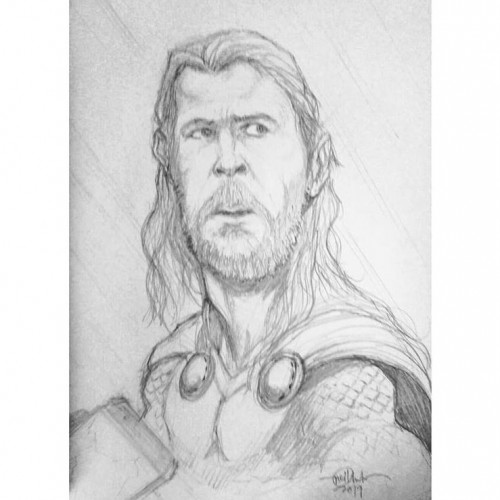 Thor - traditional sketch