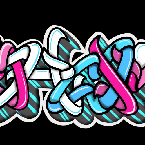 Digital graffiti sketch Shoker Style