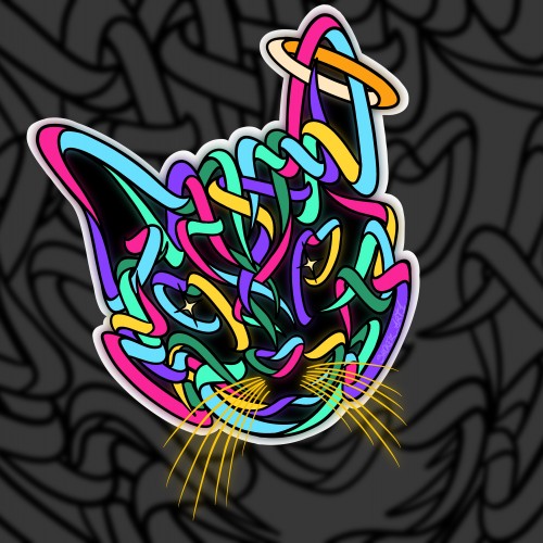 Abstract cat