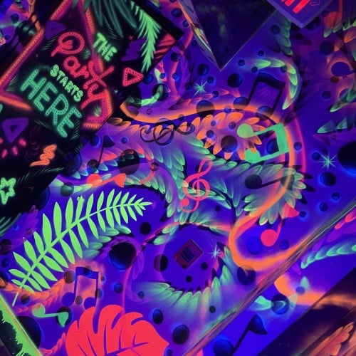 Shoker_art1 fluorescent art mural miami
