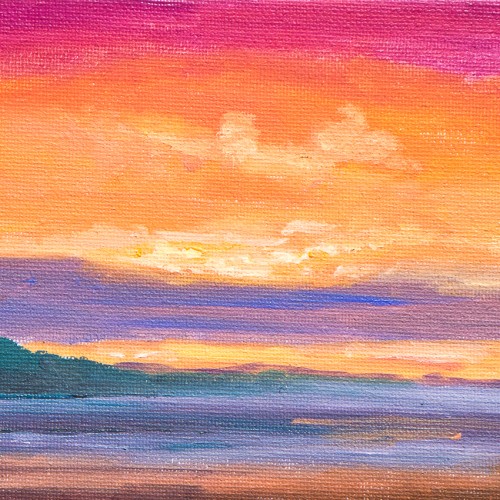Sunrise at Llansteffan