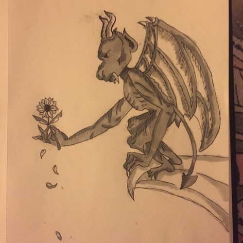 Inktober-Gargoyle