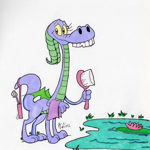 Centaur Dragon; Bathing Beauty