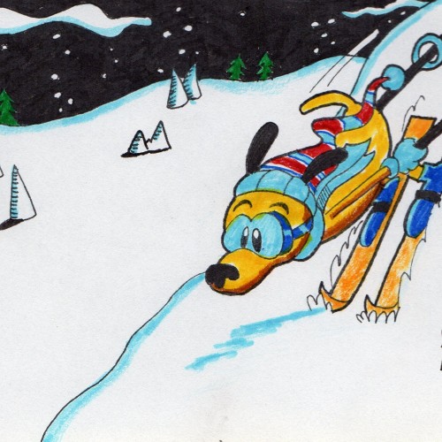Ski Doodle Dog