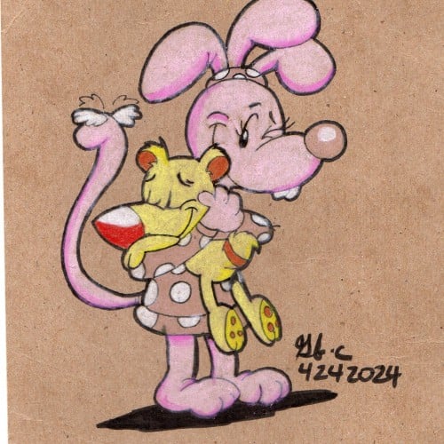 Lil Pinksie and Bumblezel - Huggie Buddies