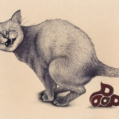 Pooping Kitty / Kackende Katze
