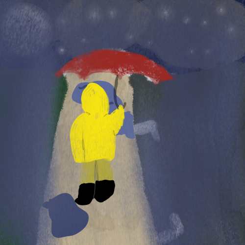 A walk in the rain