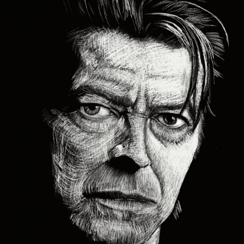 Scratchboard Bowie