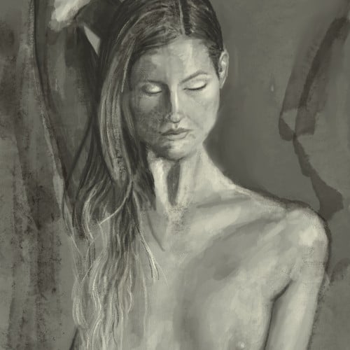 Figure study from photo