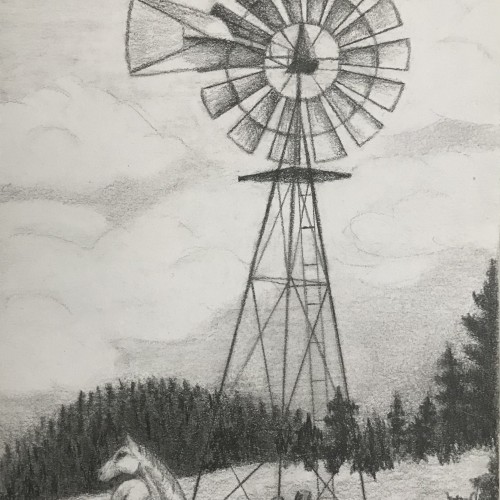 Farm windmill