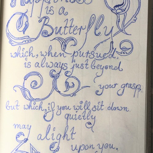 Happiness is a Butterfly