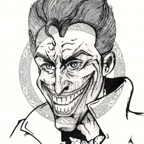 The Joker_ ink on paper