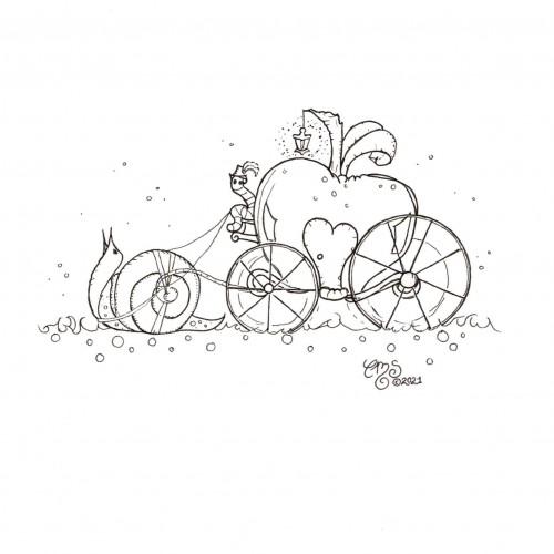 A Snail - Drawn Carriage