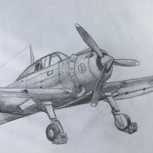 Reggiane Re.2002 sketch