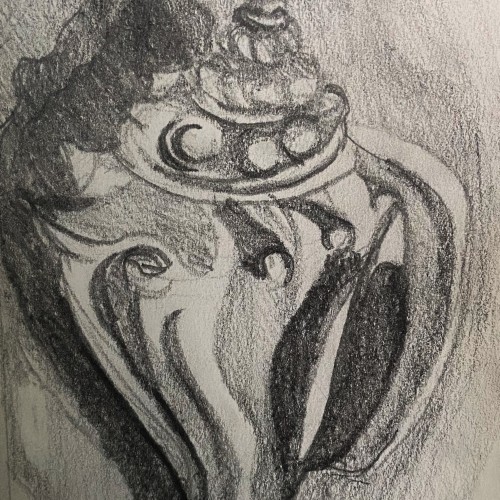 Shell Sketch #2 in Graphite by Brianna Eisman