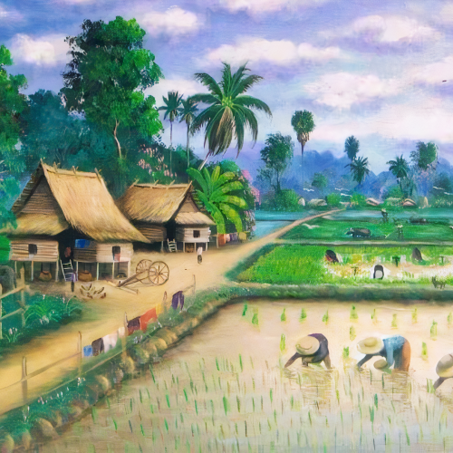 Village Painting