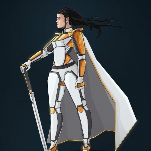 Female Space Warrior