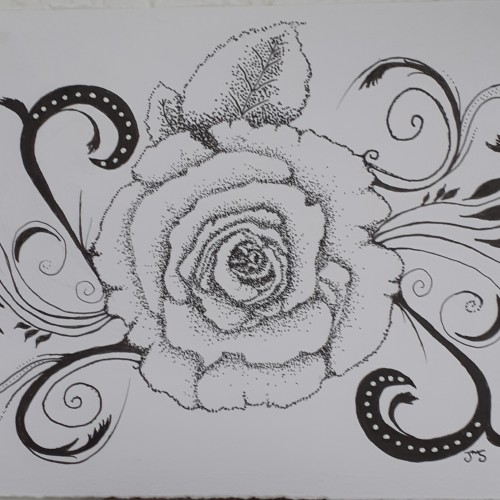 Stippling Rose