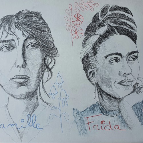 Women celebrities II: Camille & Frida