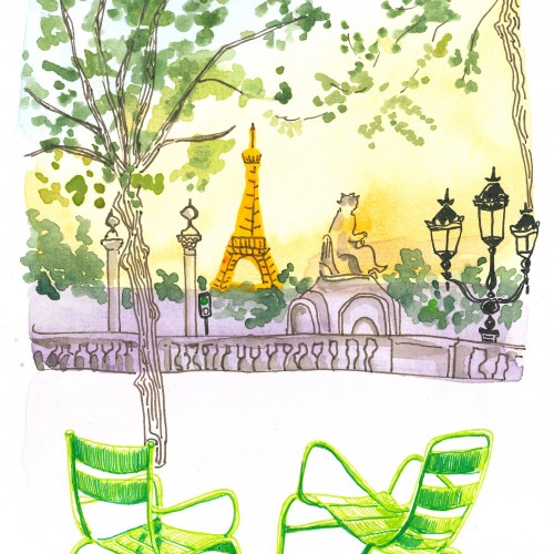 Garden of Tuileries - Paris