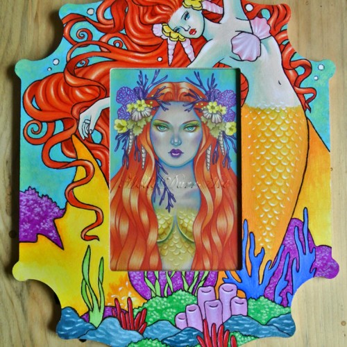 Sirene, Original Mermaid painting