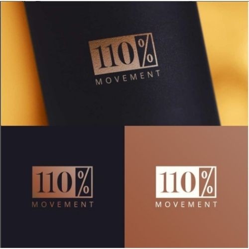 110% Movment logo design
