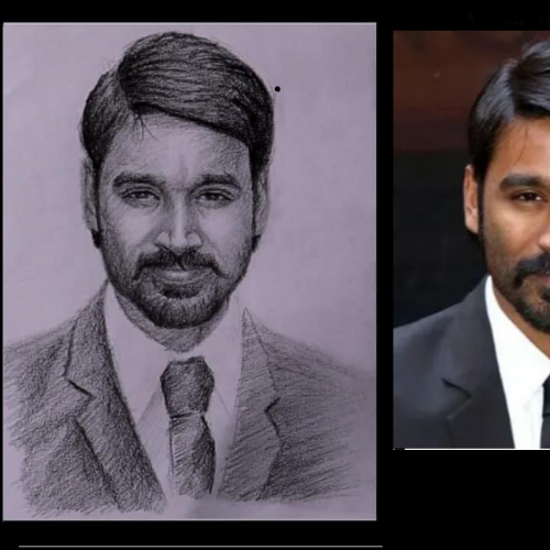 Dhanush - 2 hour pencil study