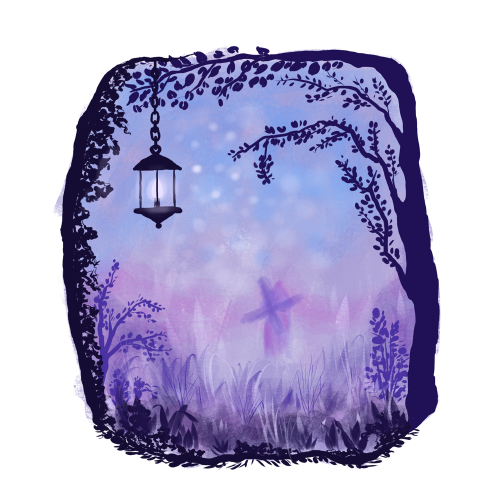 Lantern. Whimsical illustration - Day 8.