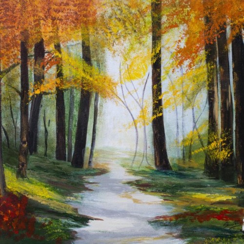 Shop Nature Acrylic Painting - Scenic Views Natural Painting - Shruti Sood Art