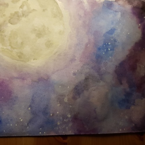 WIP Full Moon Night Sky