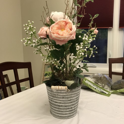 Centerpieces I made for wedding shower