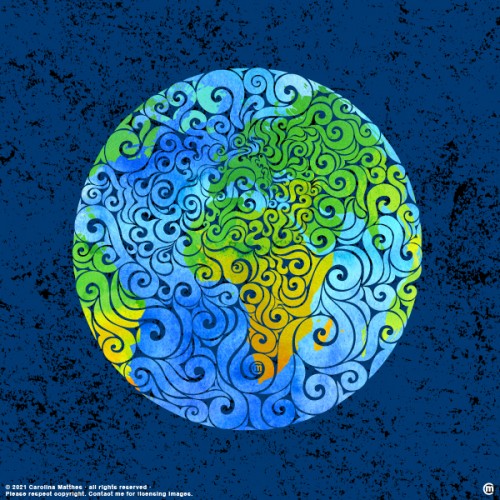 Swirly Earth